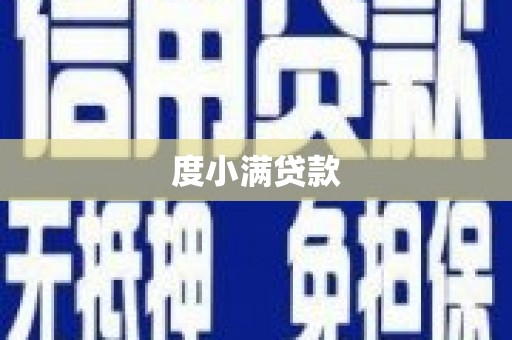 苗栗度小满贷款