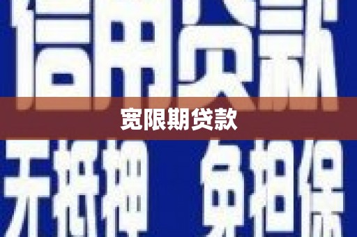 苗栗宽限期贷款