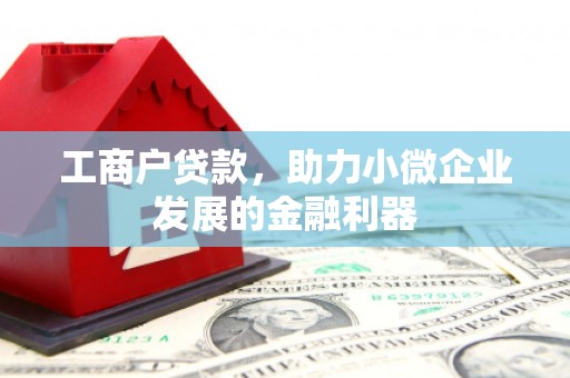 苗栗工商户贷款，助力小微企业发展的金融利器