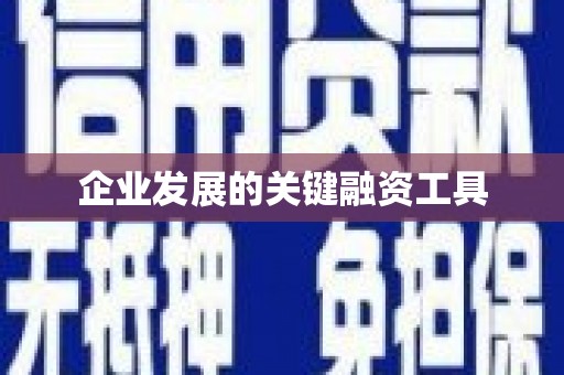 苗栗企业发展的关键融资工具