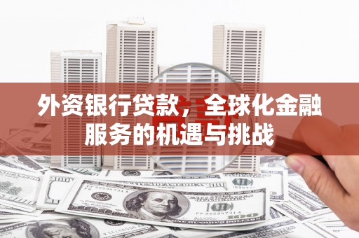 苗栗外资银行贷款，全球化金融服务的机遇与挑战