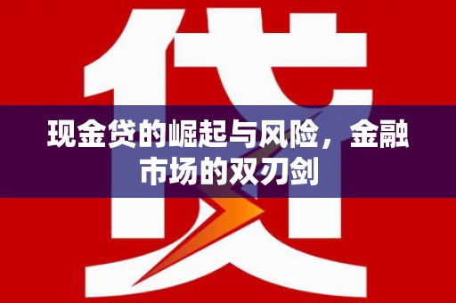苗栗现金贷的崛起与风险，金融市场的双刃剑
