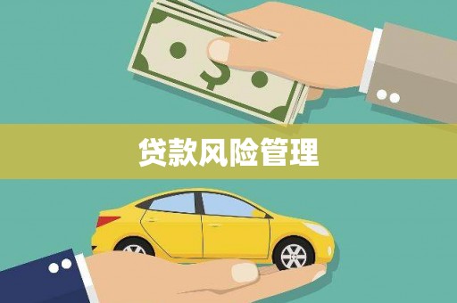 苗栗贷款风险管理