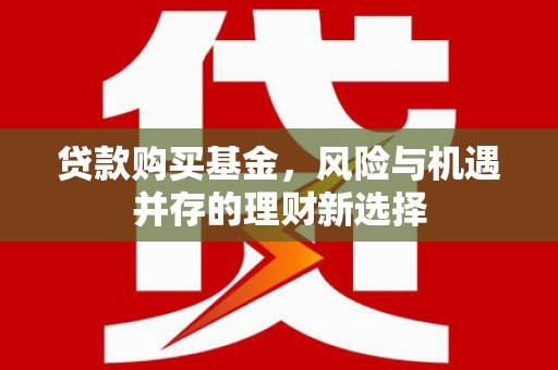 苗栗贷款购买基金，风险与机遇并存的理财新选择