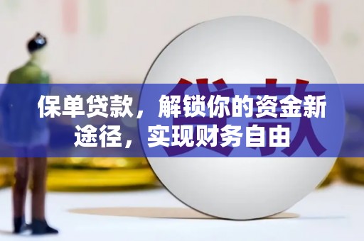 苗栗保单贷款，解锁你的资金新途径，实现财务自由