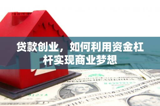 苗栗贷款创业，如何利用资金杠杆实现商业梦想