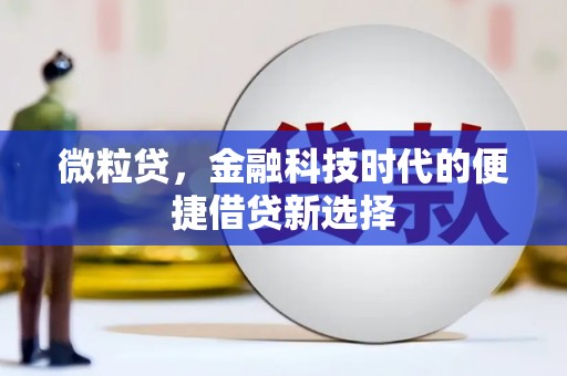 苗栗微粒贷，金融科技时代的便捷借贷新选择