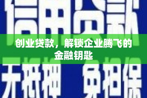 苗栗创业贷款，解锁企业腾飞的金融钥匙