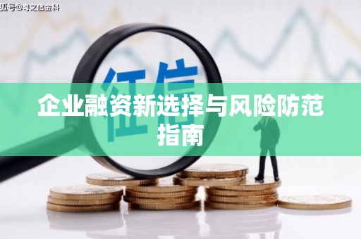 苗栗企业融资新选择与风险防范指南