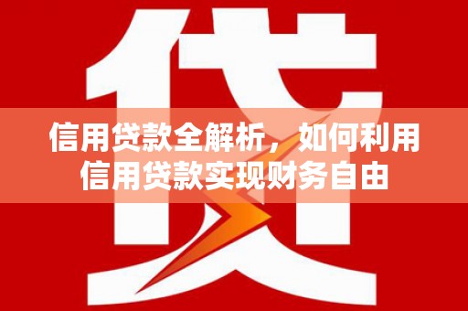苗栗信用贷款全解析，如何利用信用贷款实现财务自由